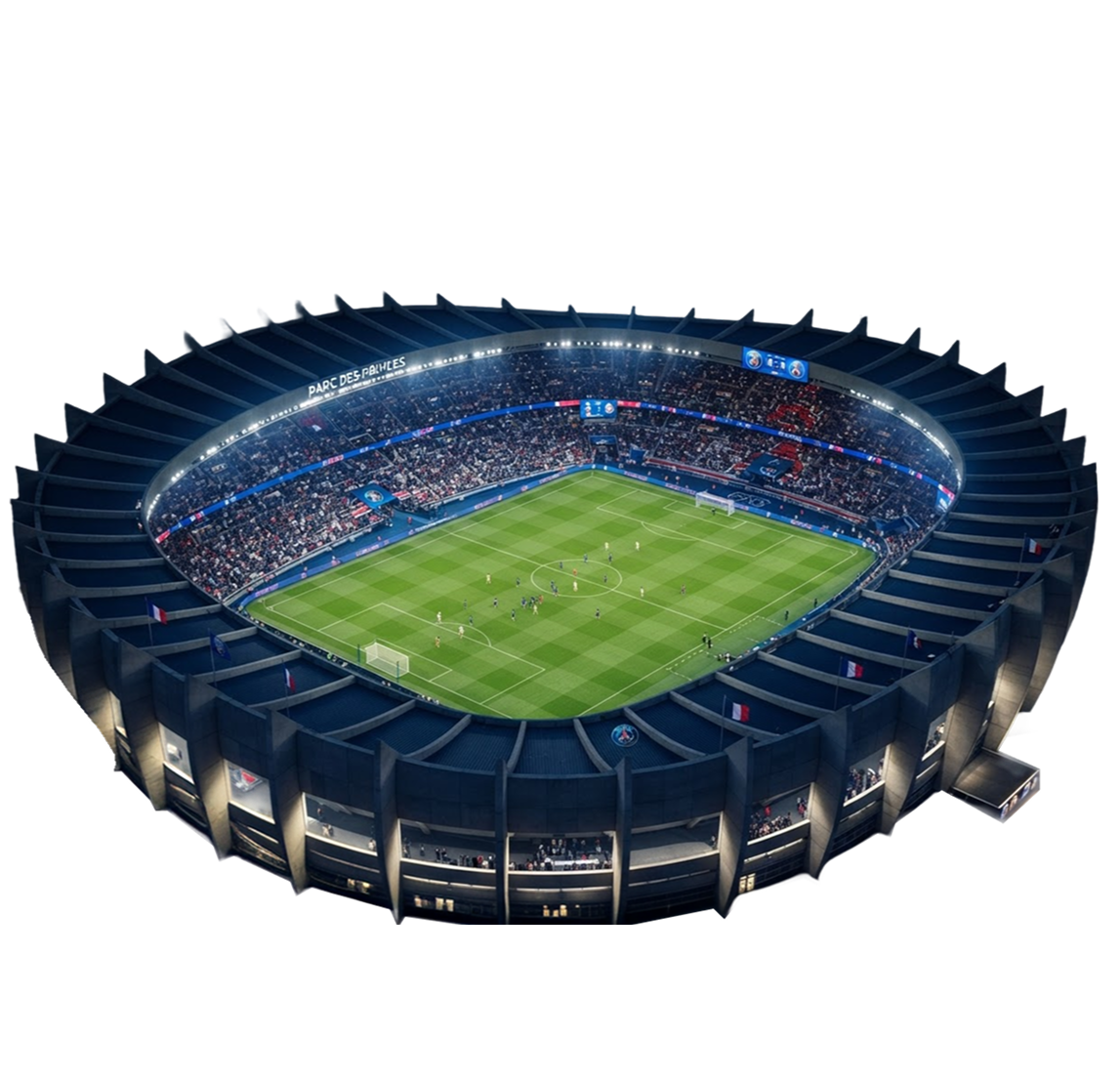 Stadium aerial view