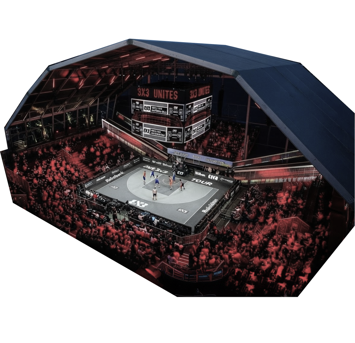 Stadium aerial view